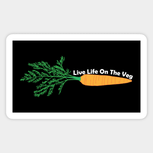 Live Life On The Veg Sticker
